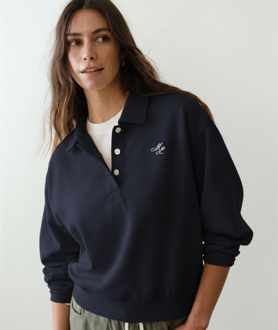 Custom Cut & Sew Cloud 9 Fleece Polo