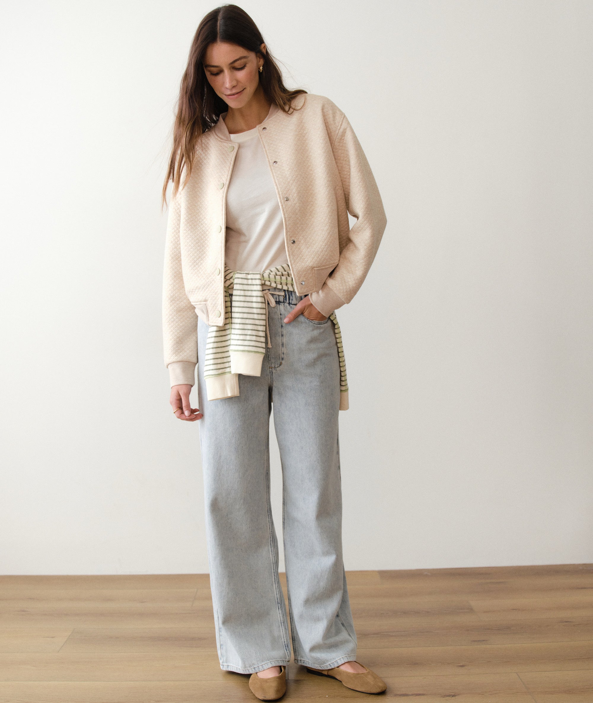 Corbet Quilted Bomber