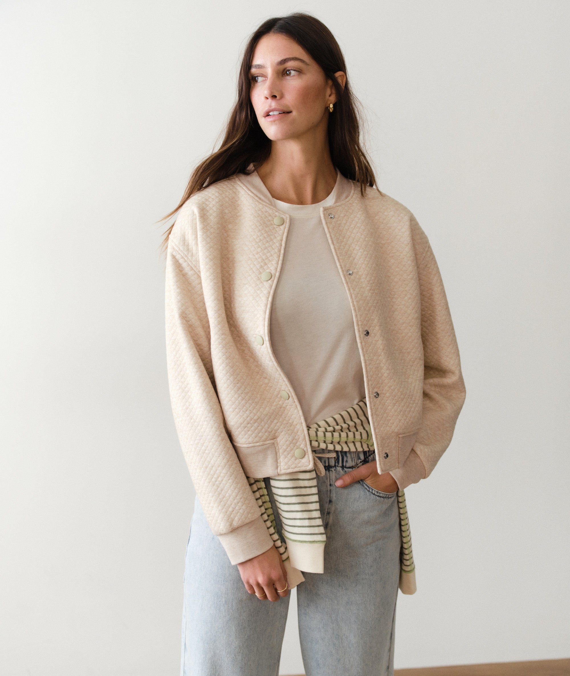 Corbet Quilted Bomber