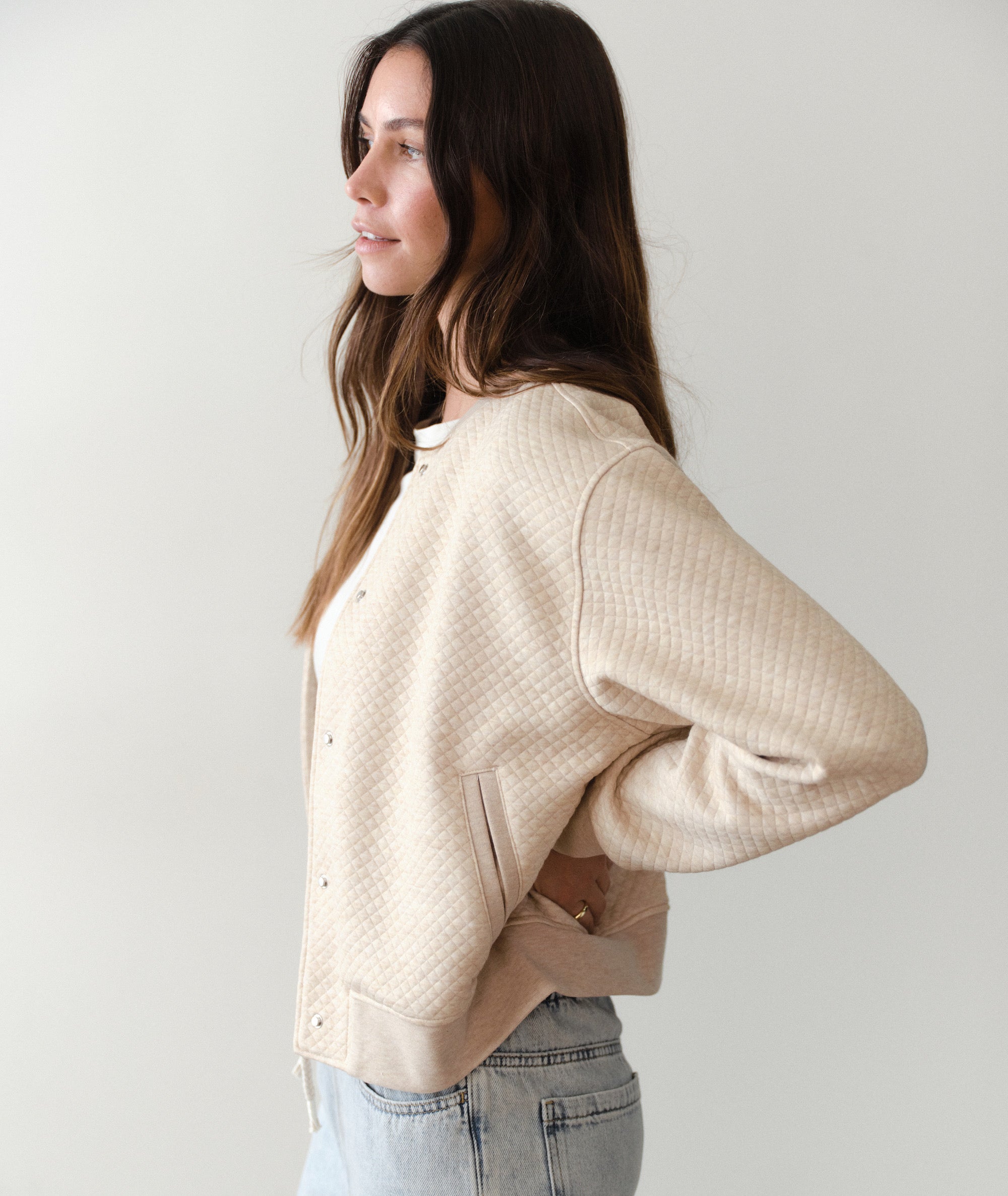 Corbet Quilted Bomber