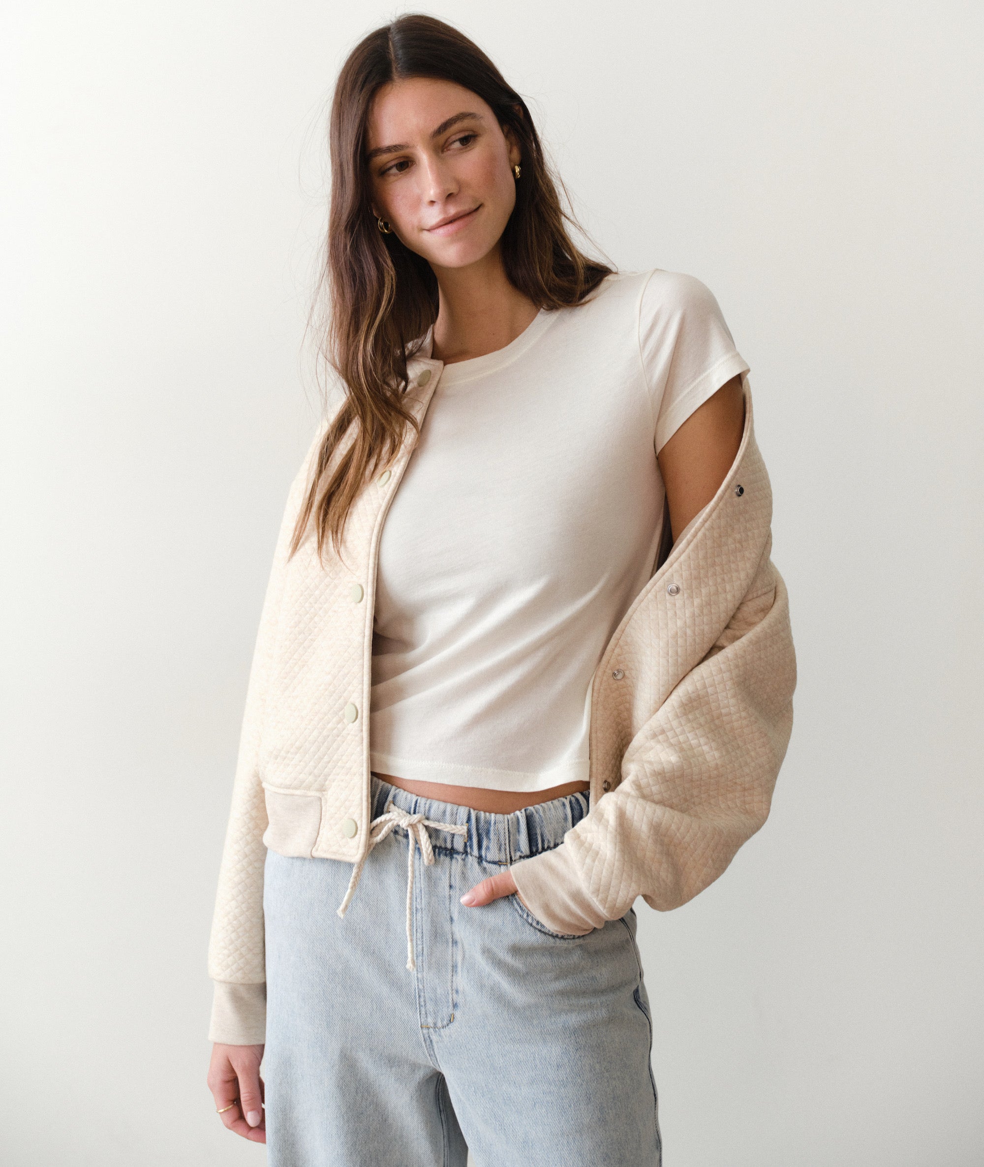 Corbet Quilted Bomber