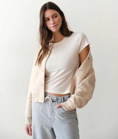 Corbet Quilted Bomber