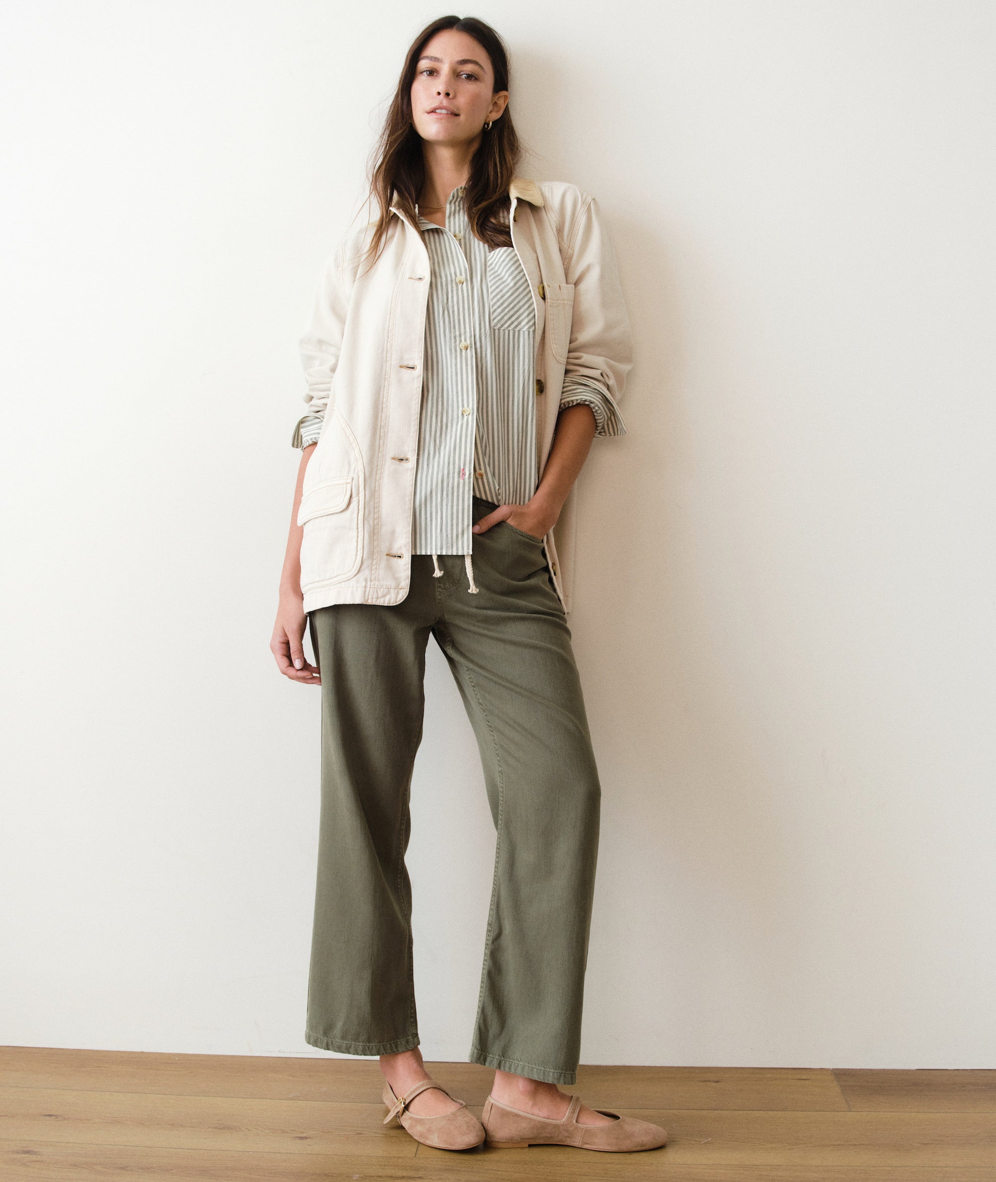 Women's Ella Straight Leg Pants | Green | Medium Women's Ella Straight Leg Pants | Green | Medium