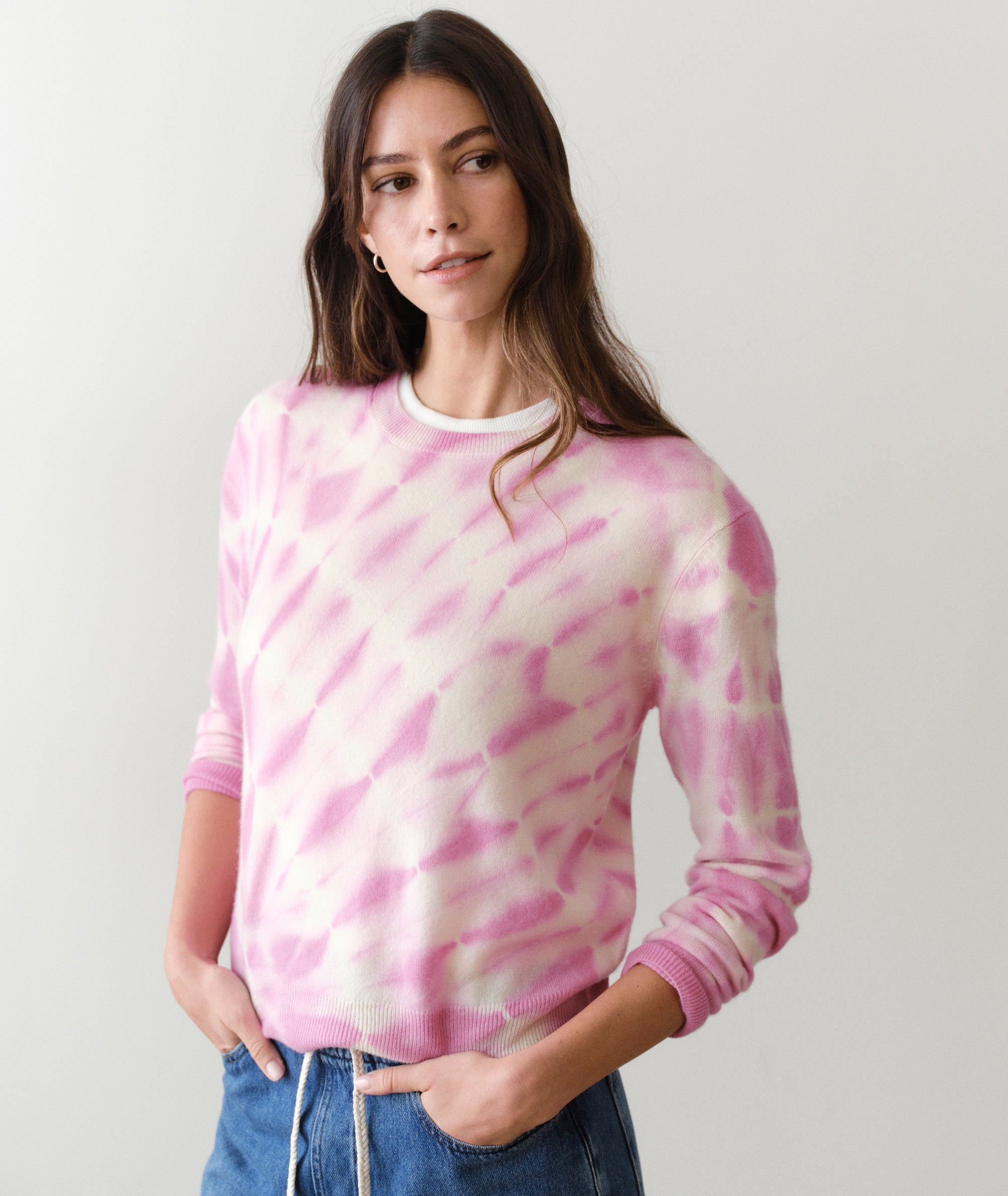 Harper Cashmere Tie Dye Sweater