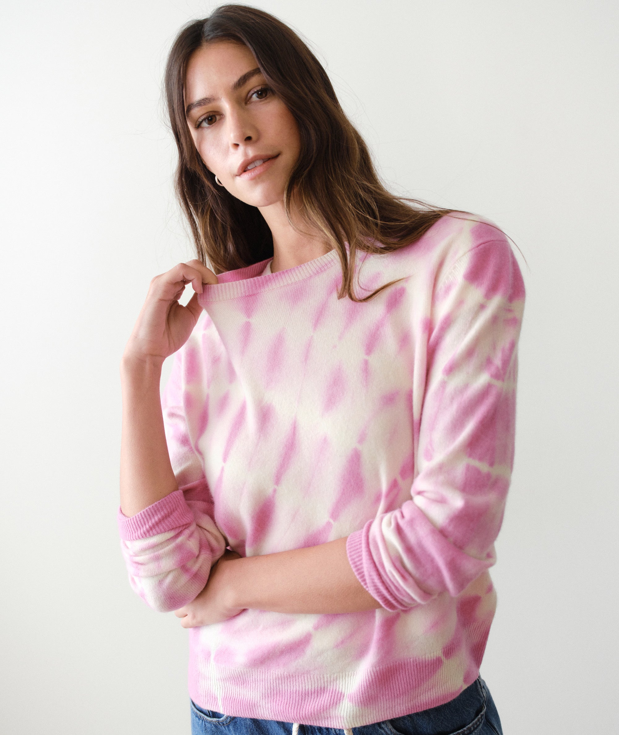 Harper Cashmere Tie Dye Sweater