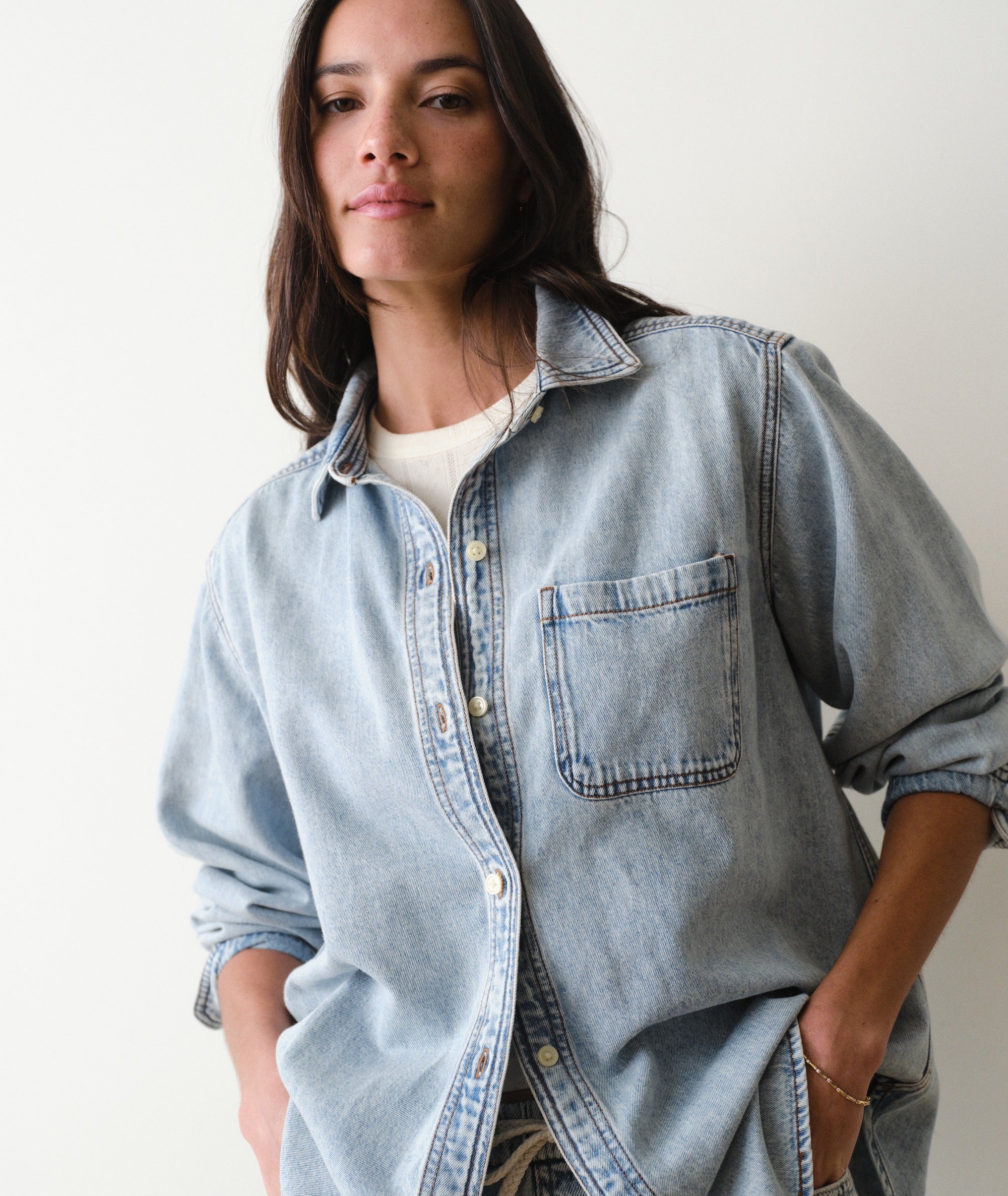 Jane Relaxed Denim Shirt