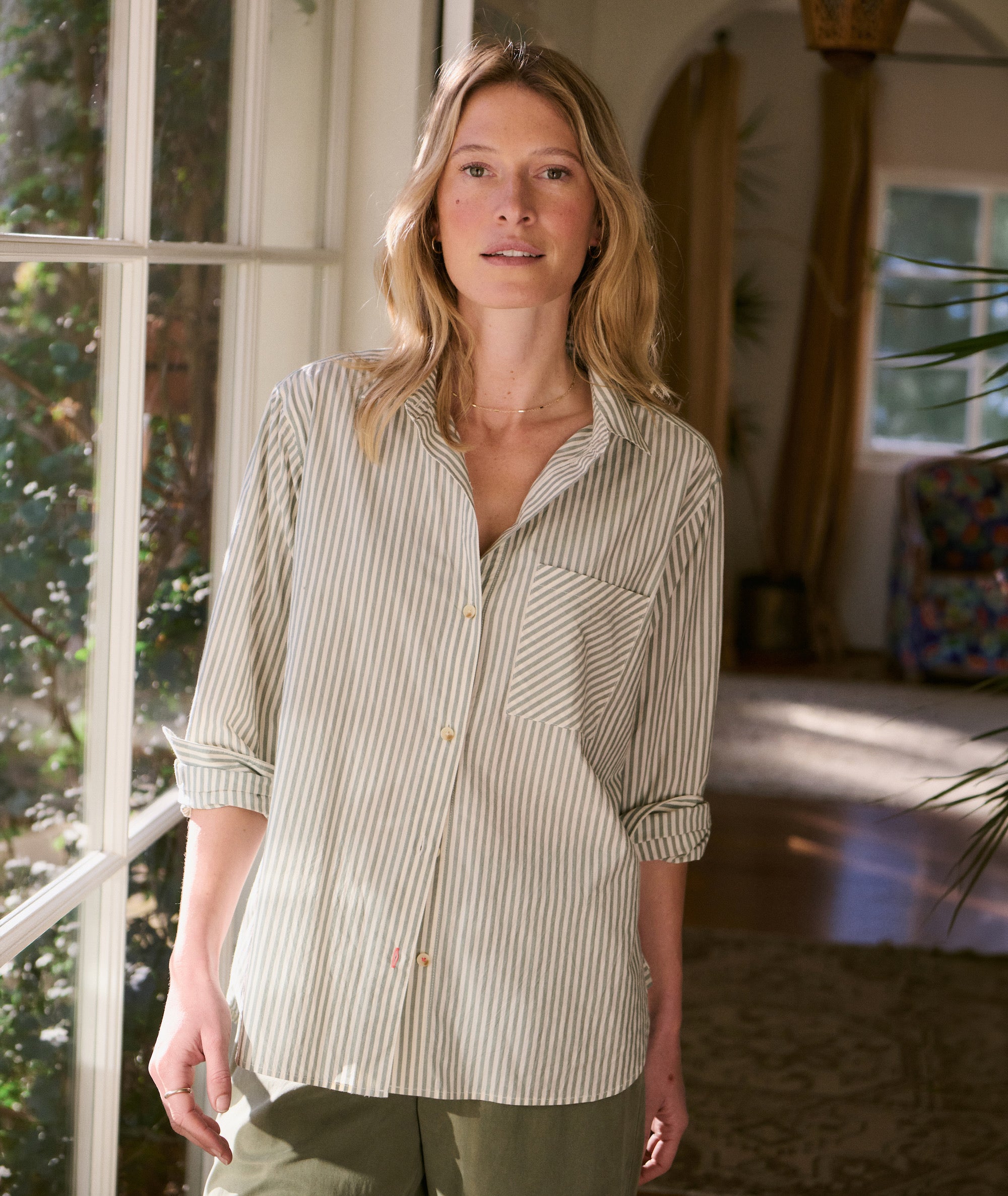 Jane Relaxed Cali Poplin Shirt