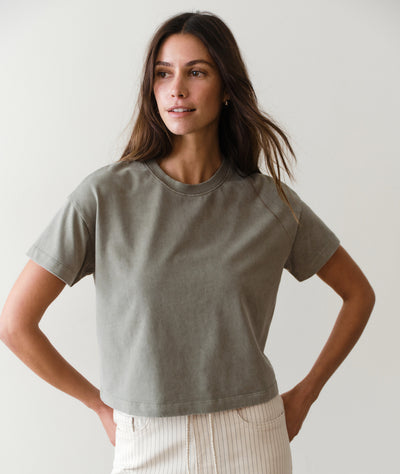Luxe Sueded Tee