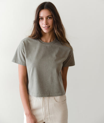 Luxe Sueded Tee