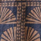 Brown/Navy Geo Fan Print