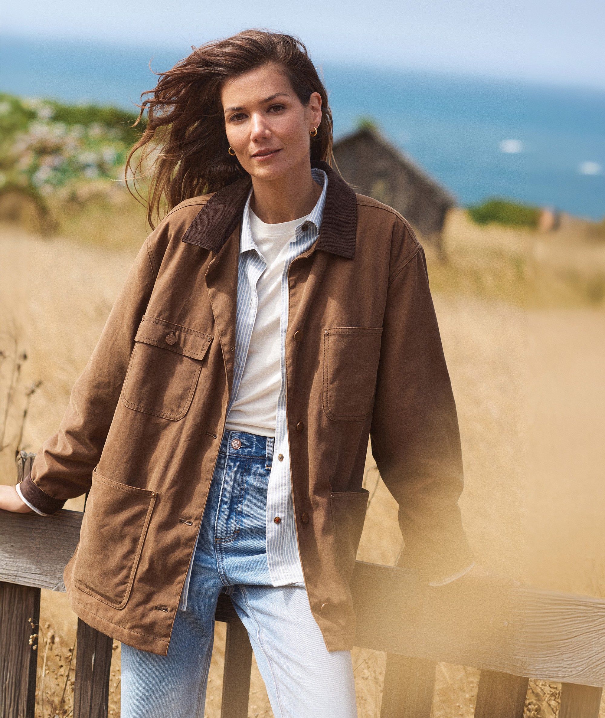 Ben Riley Jacket Riley Waxed Barn Jacket – Marine Layer