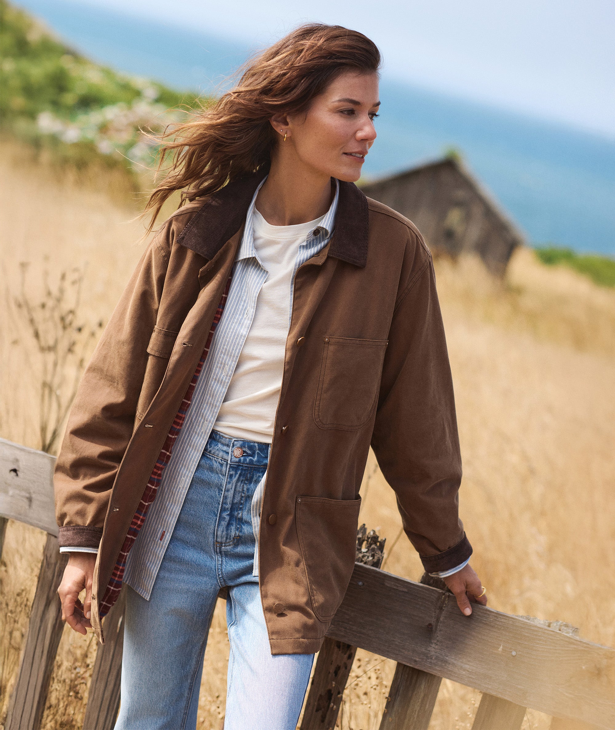Ben Riley Jacket Riley Waxed Barn Jacket – Marine Layer