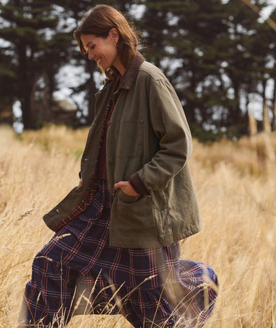 Riley Waxed Barn Jacket