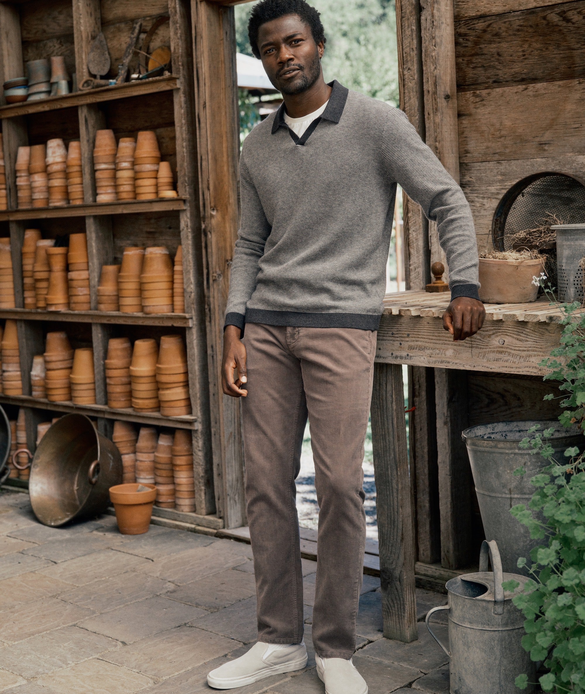 Terry Cord 5 Pocket Pant