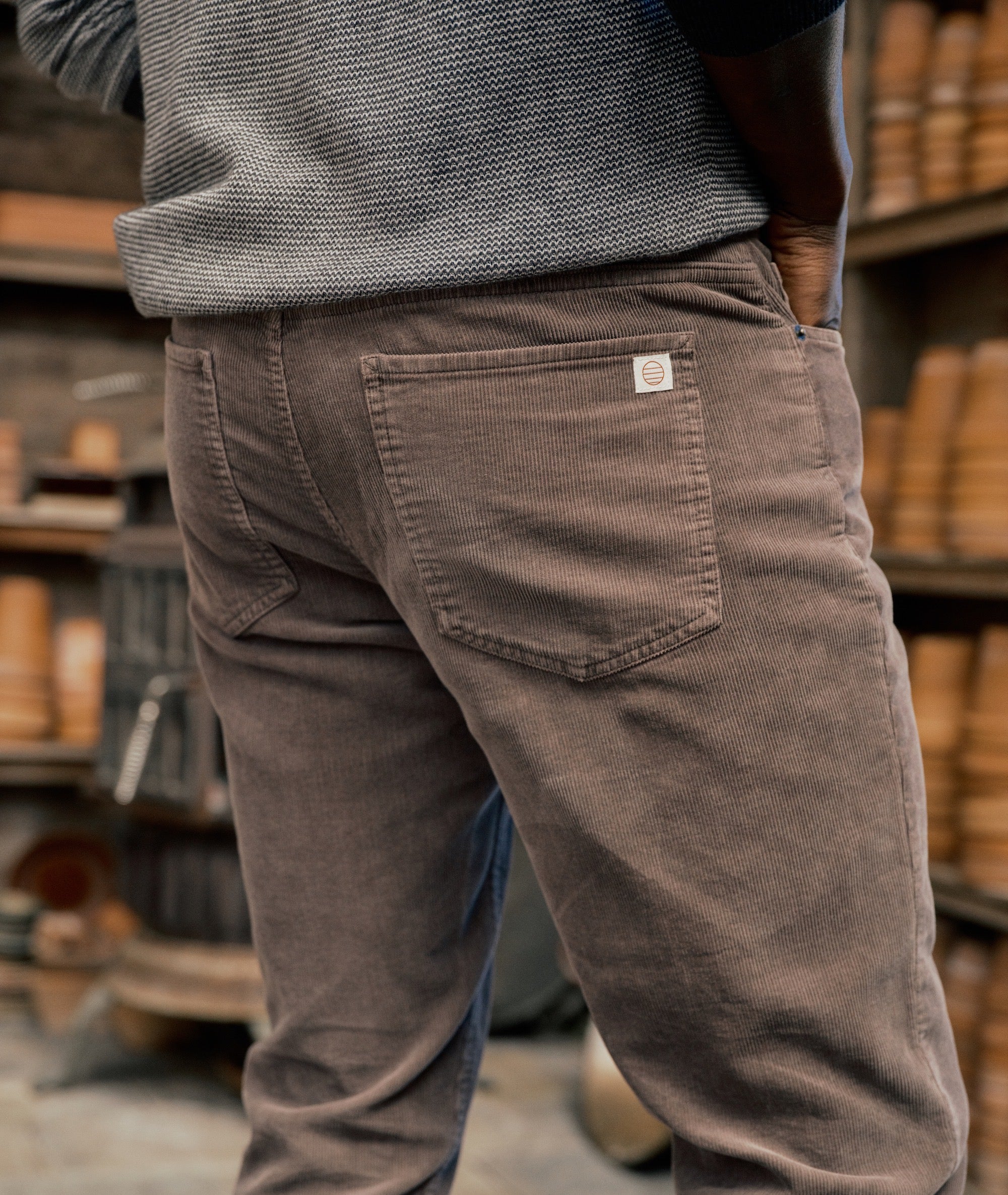 Terry Cord 5 Pocket Pant