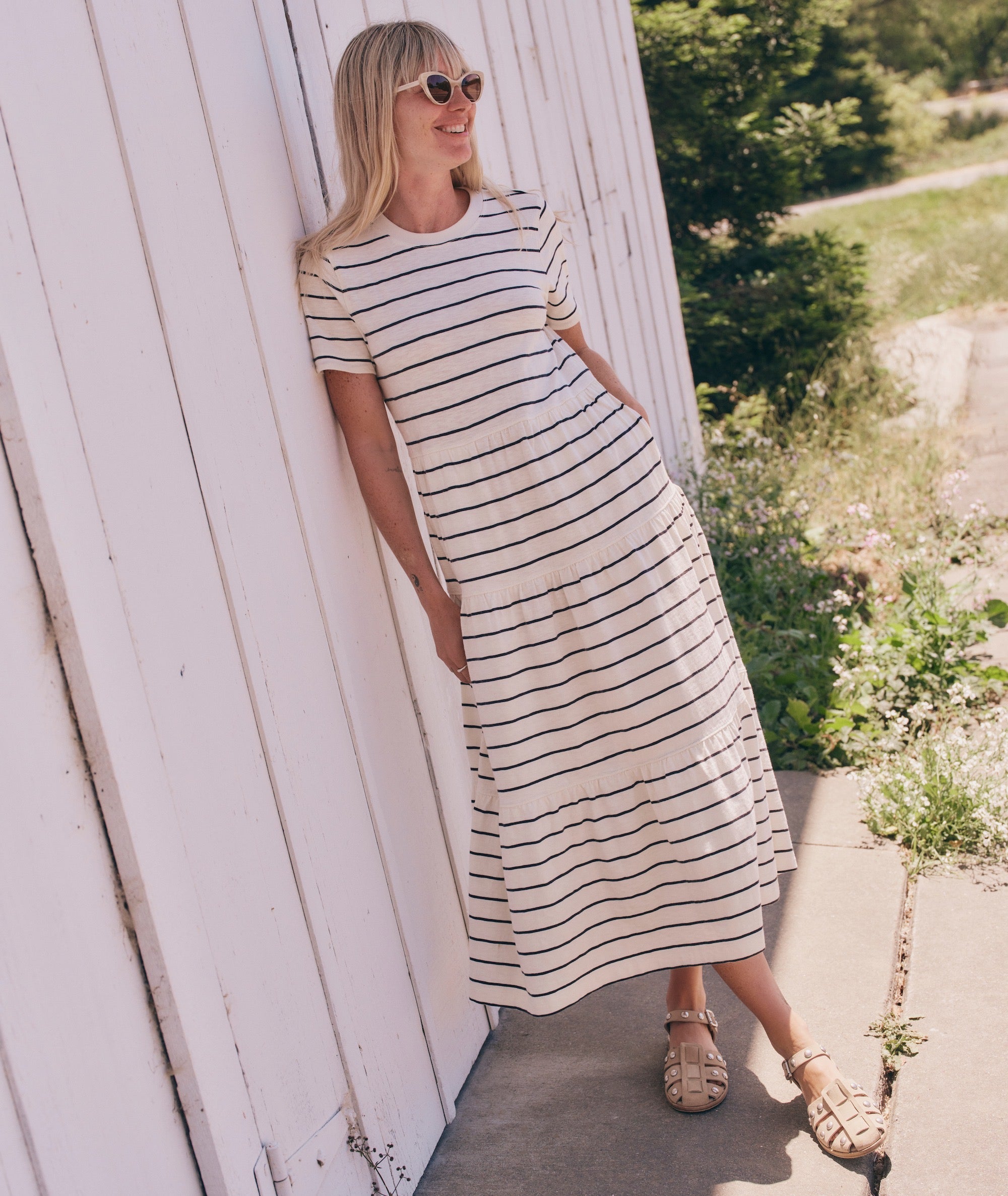 Marine Layer Luxe Sueded Mariner Dress