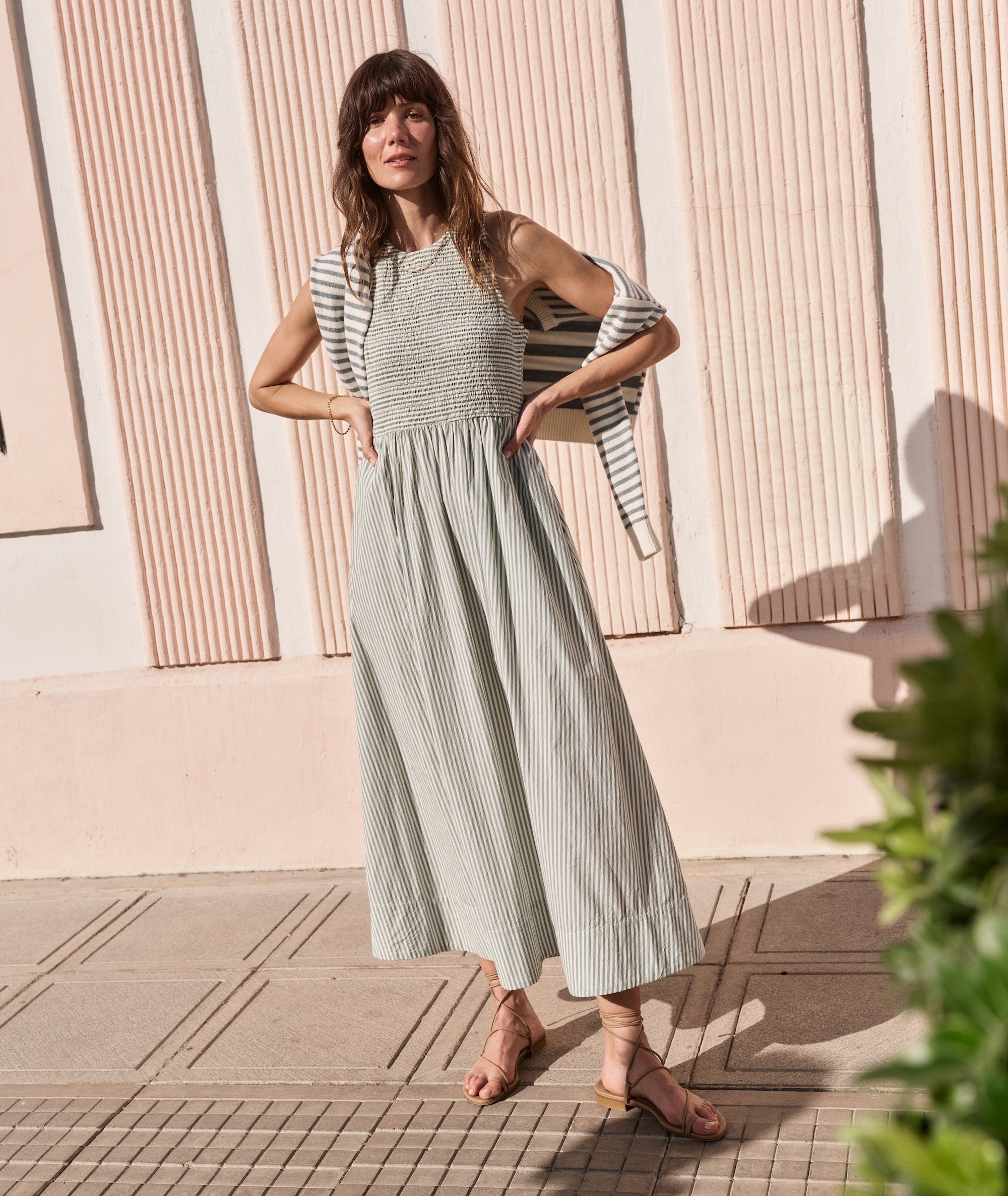 Darcy Poplin Smocked Dress Marine Layer Darcy Poplin Smocked Dress Marine Layer