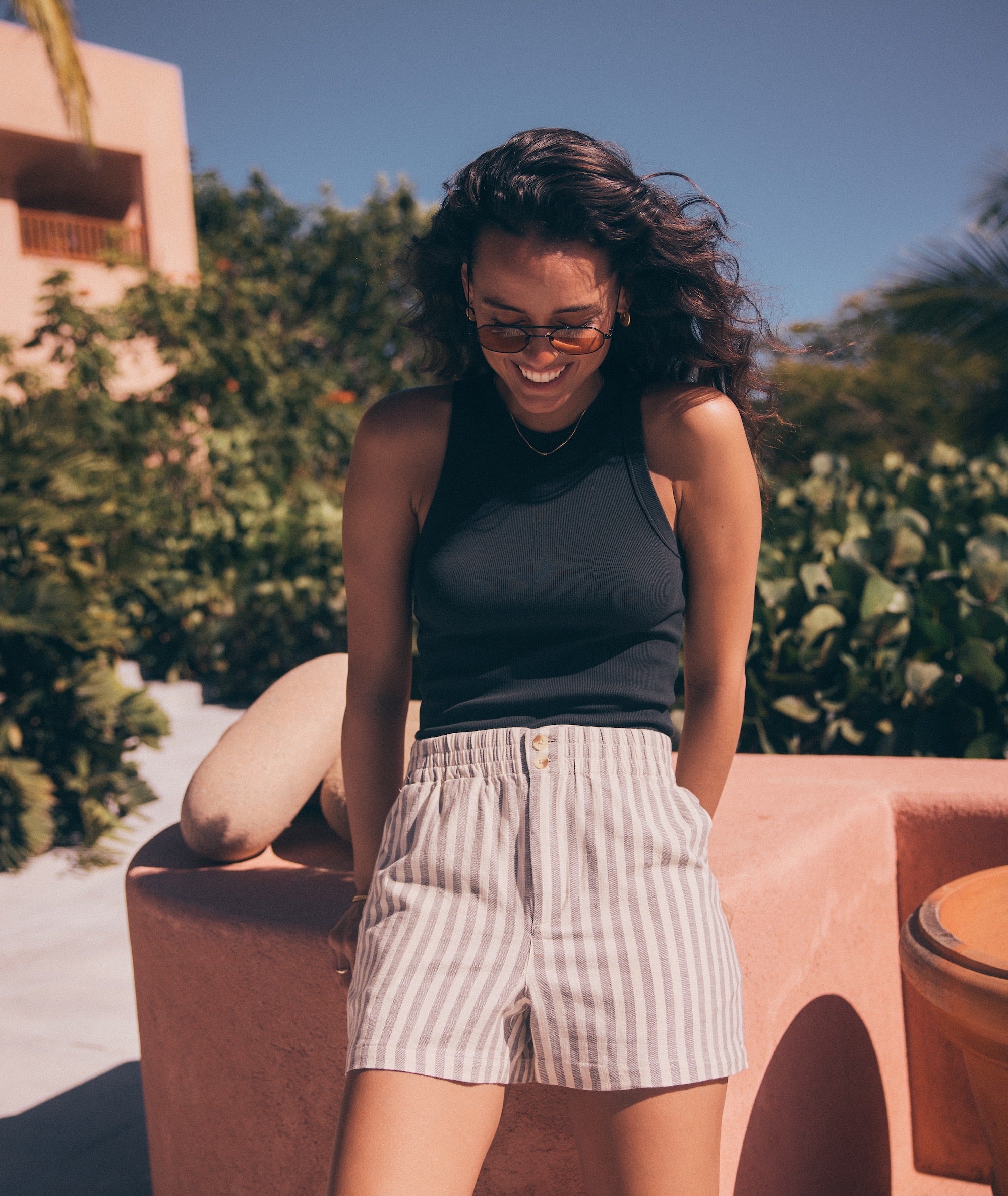 Elle Stretch Selvage Short