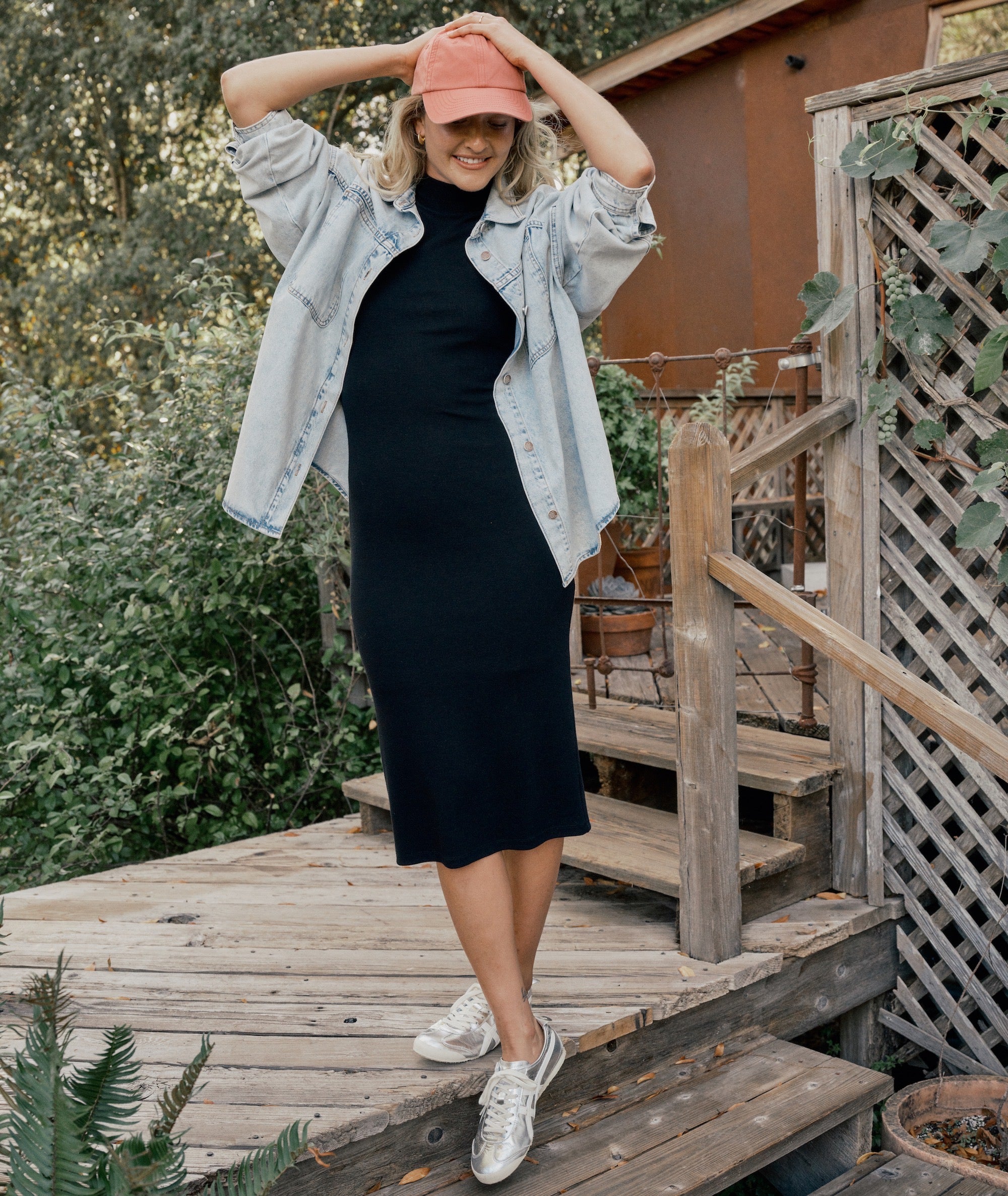 Black dress denim shirt online