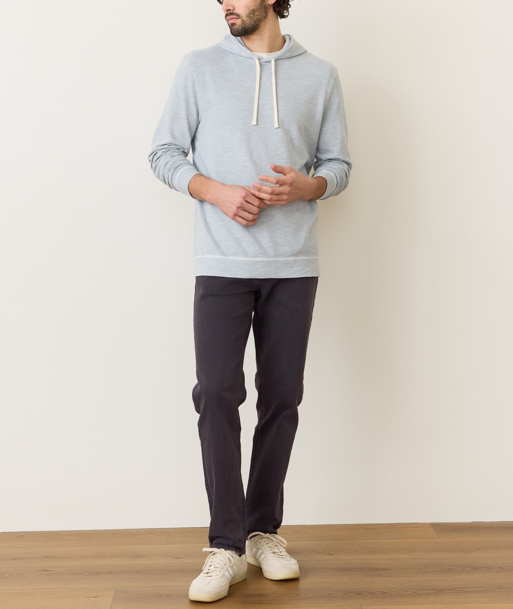 5 Pocket Slim Straight Twill Pant