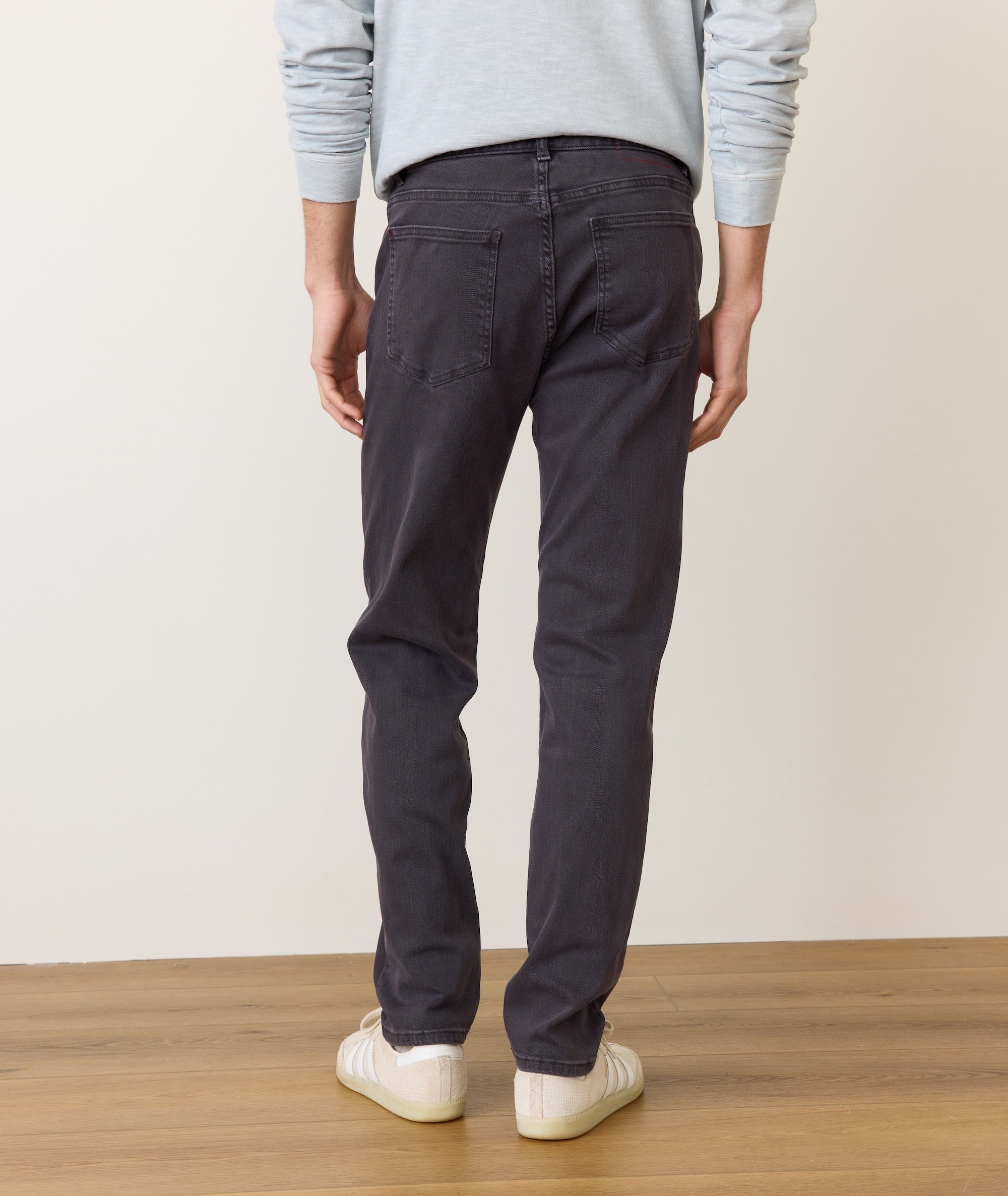 5 Pocket Slim Straight Twill Pant