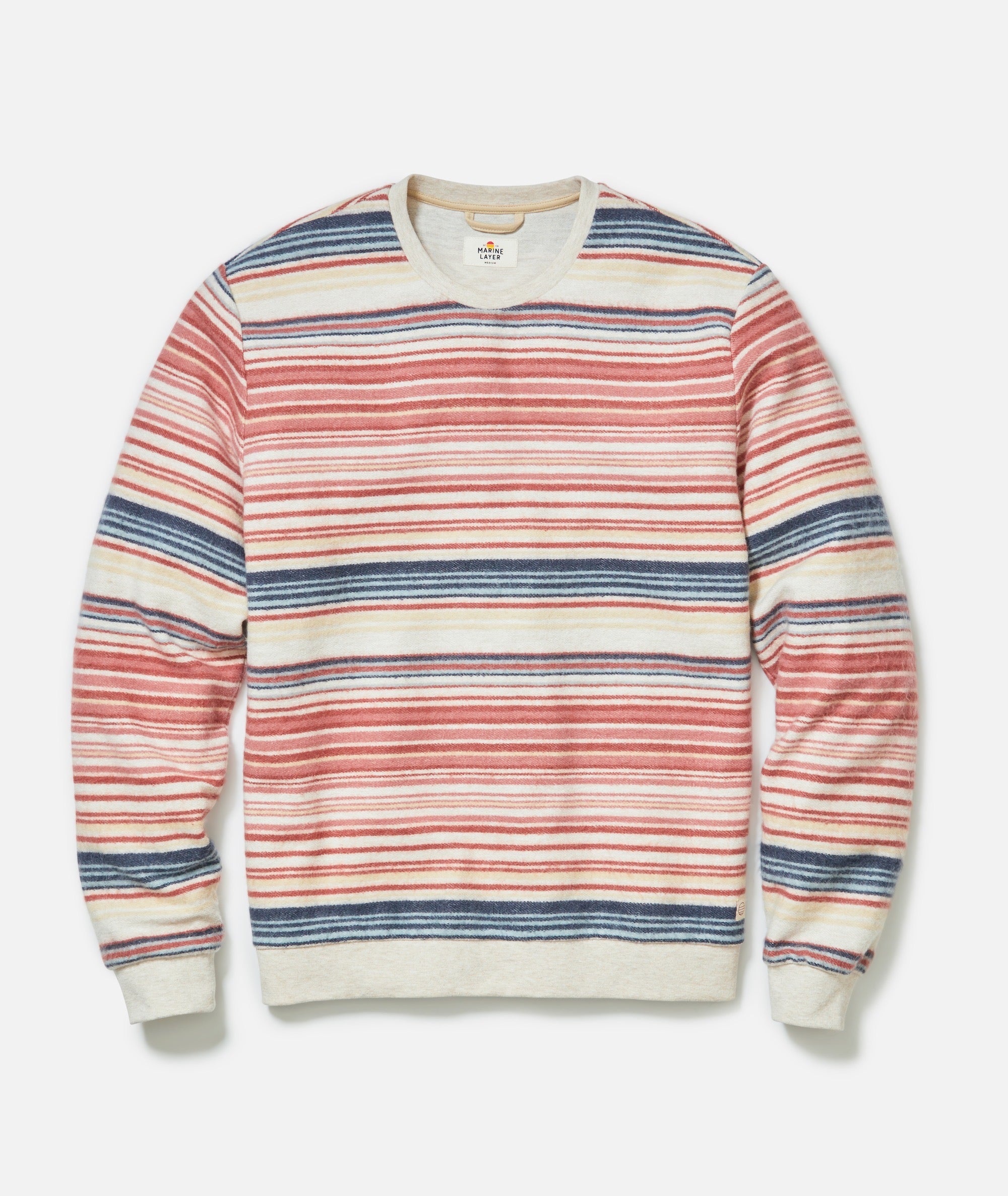 Fleece boatneck sweater - silver cloud
