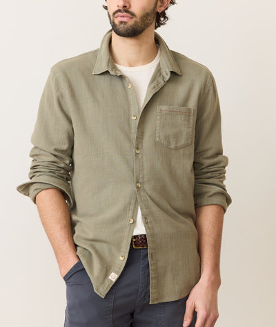 Stretch Selvage Long Sleeve Shirt