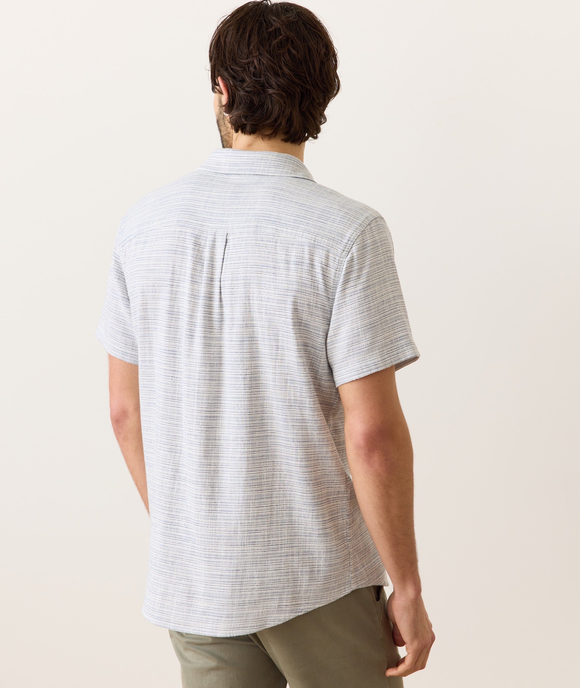 Stretch Selvage Short Sleeve Shirt