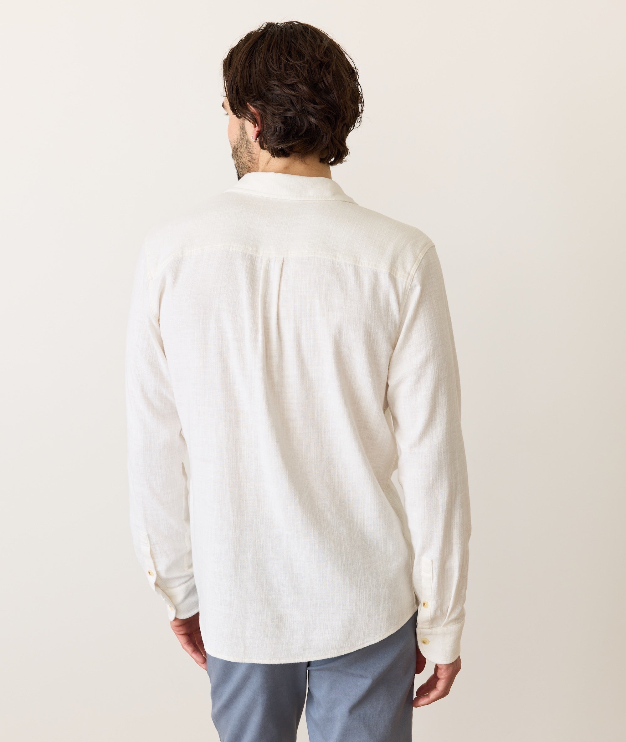 Stretch Selvage Long Sleeve Shirt
