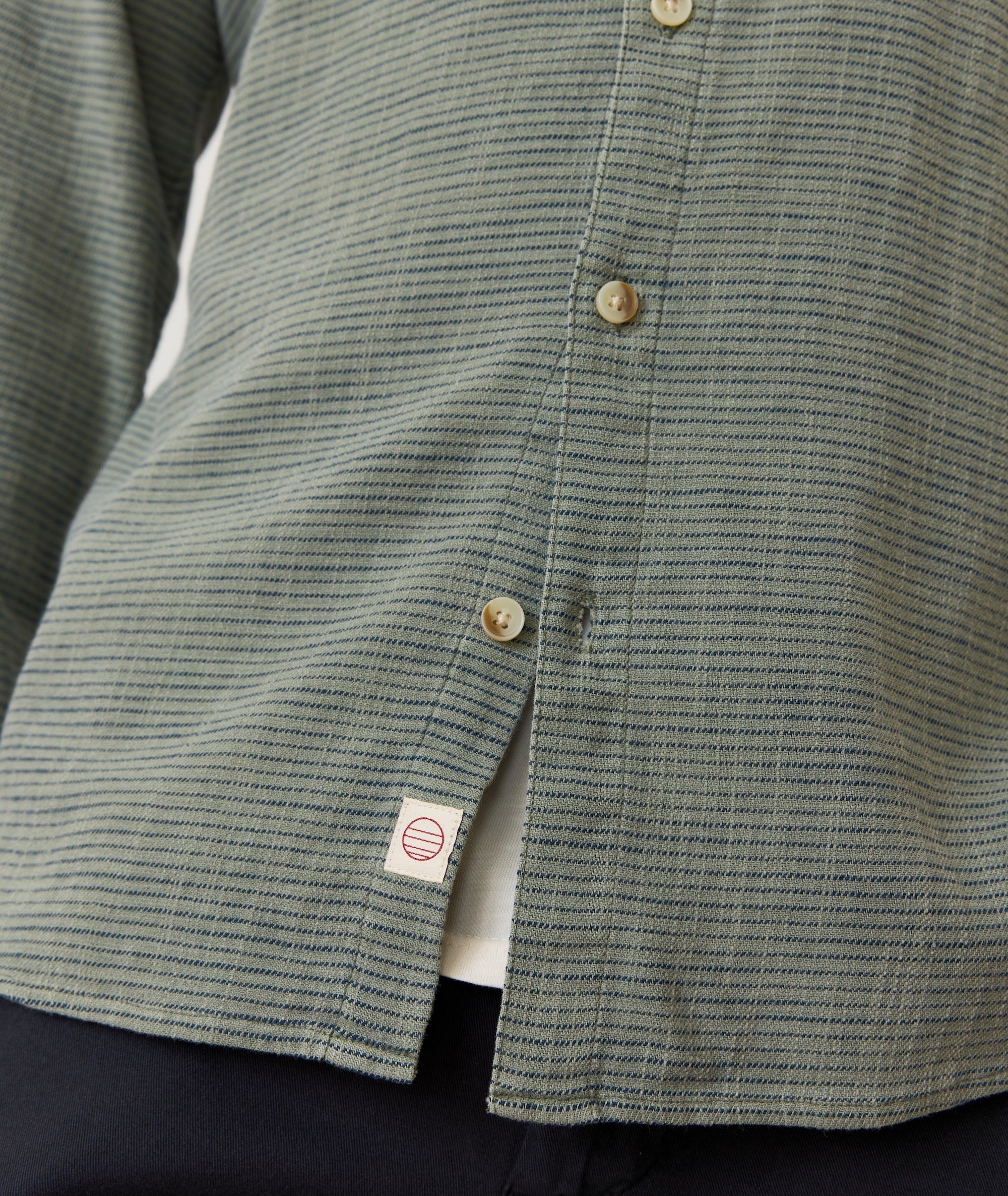 Stretch Selvage Long Sleeve Shirt