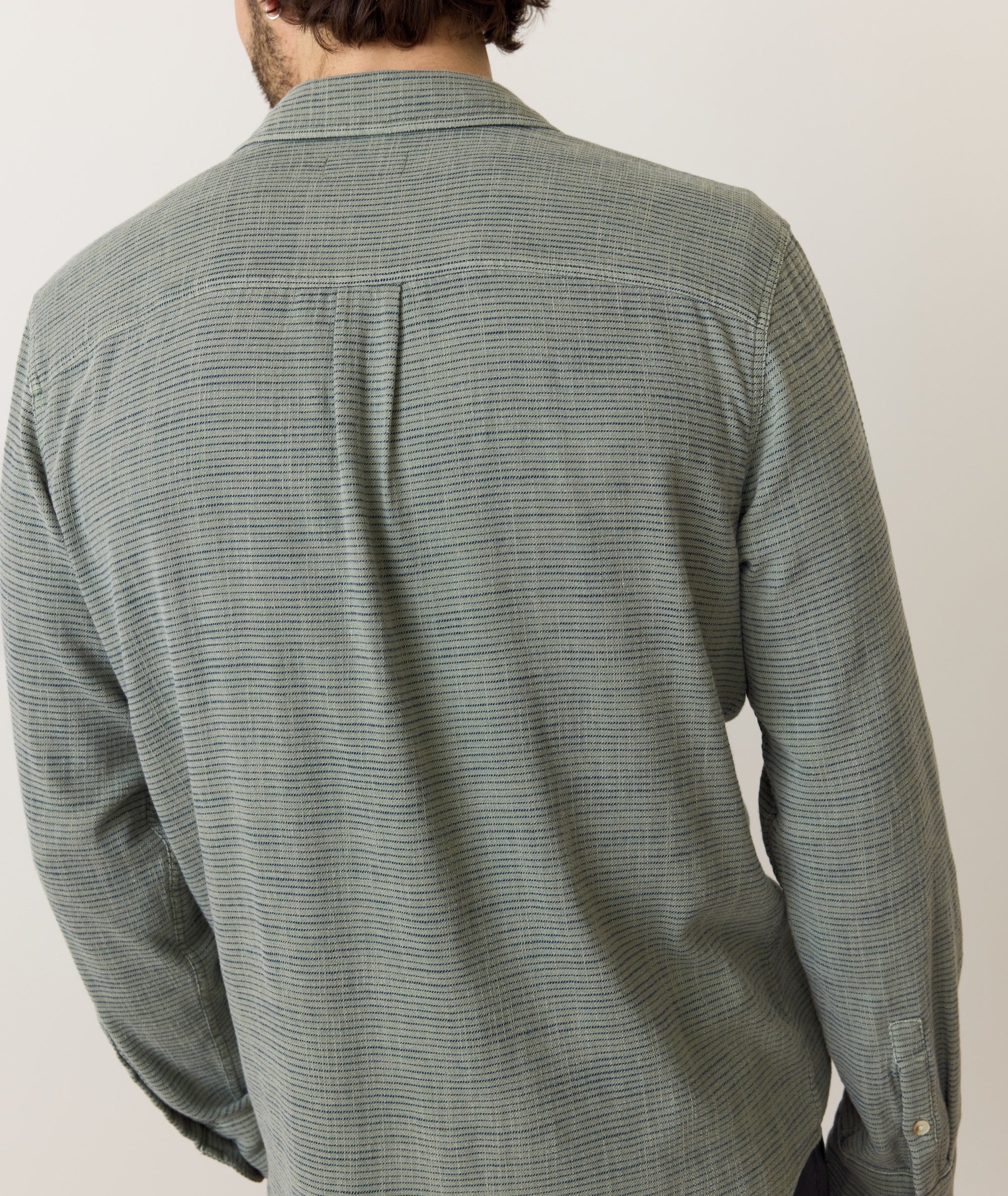 Stretch Selvage Long Sleeve Shirt