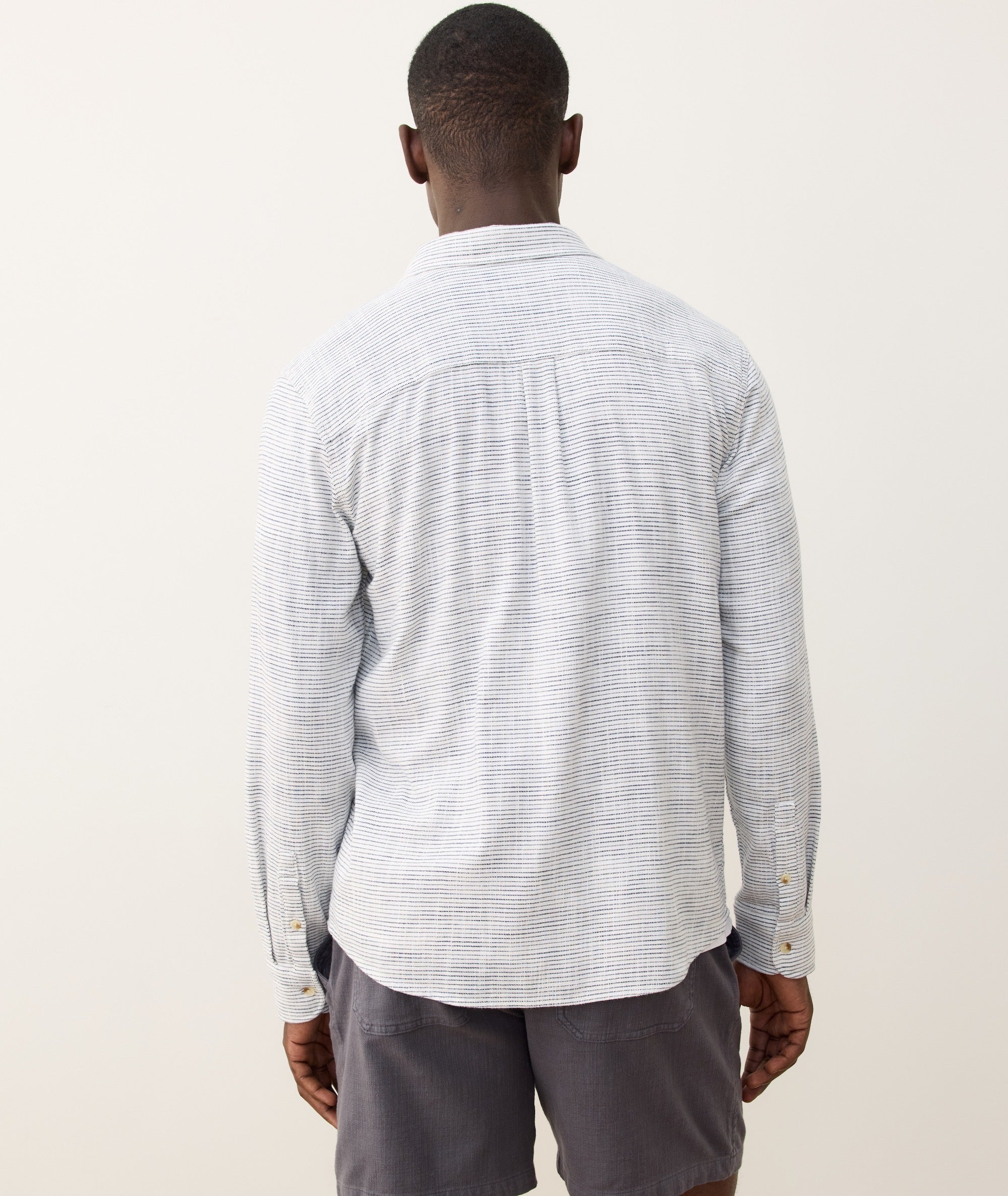 Stretch Selvage Long Sleeve Shirt