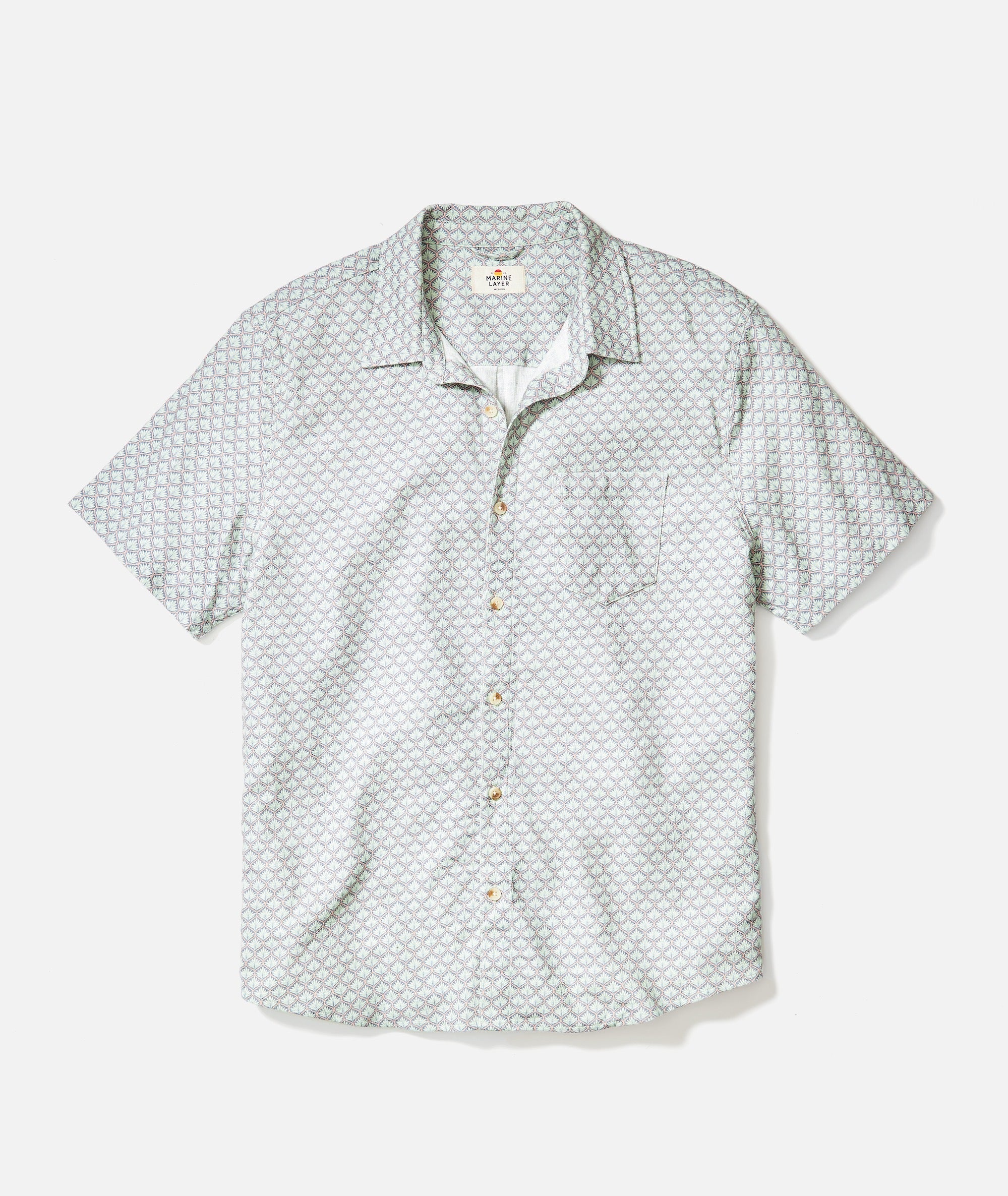 Stretch Selvage Short Sleeve Shirt