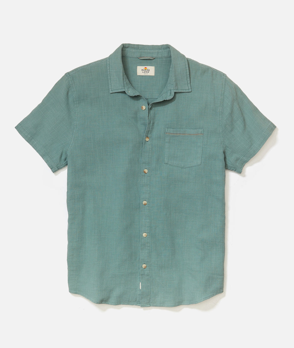Stretch Selvage Short Sleeve Shirt