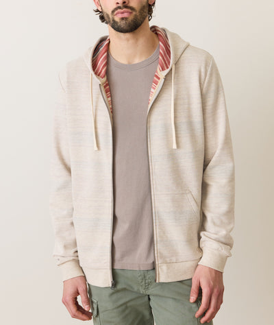 Fleece Stripe Full-Zip