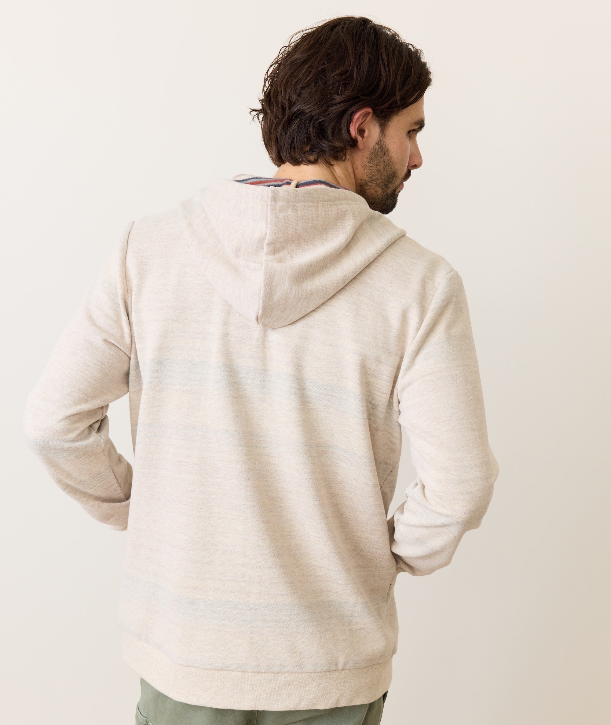 Fleece Stripe Full-Zip