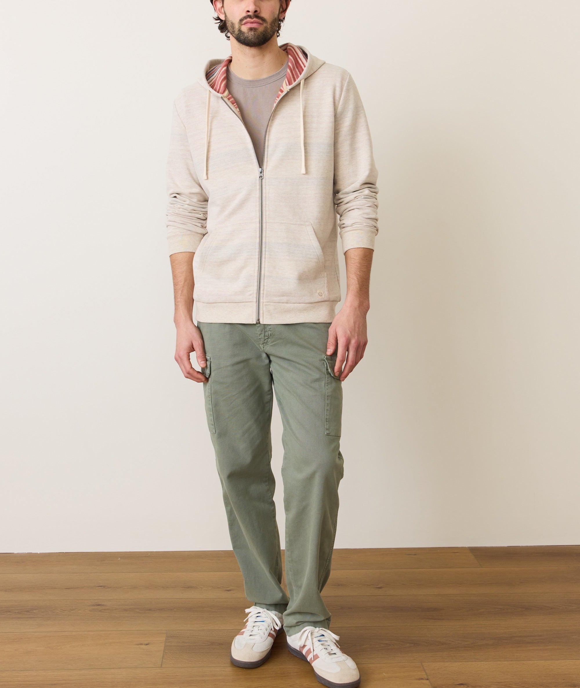 Fleece Stripe Full-Zip