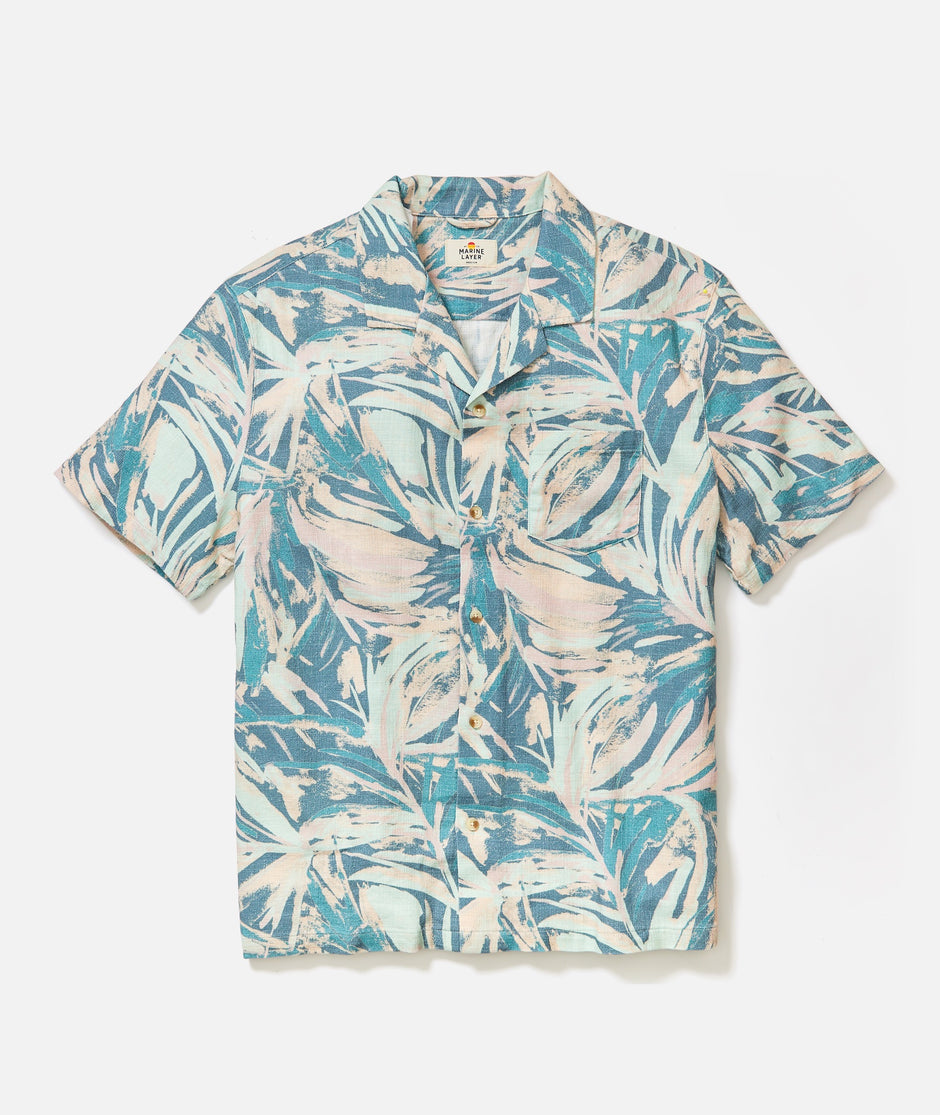 Stretch Selvage Short Sleeve Shirt