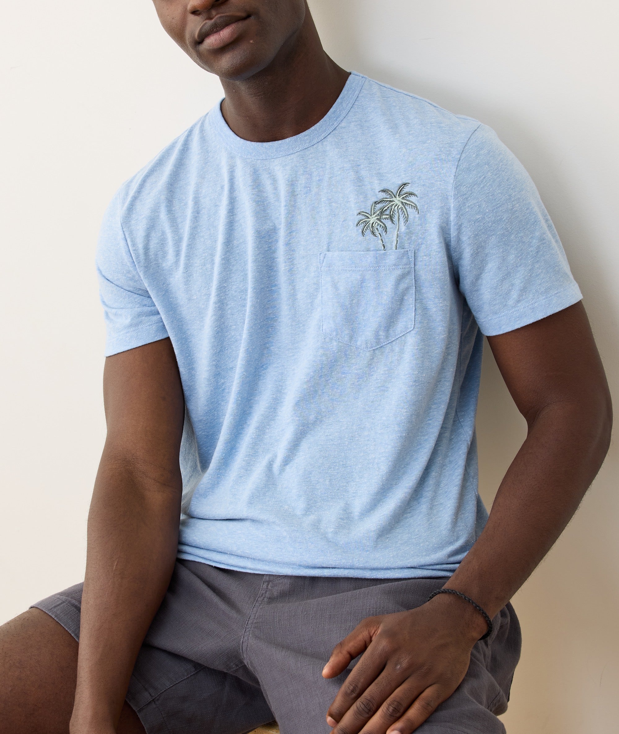 Signature Embroidered Pocket Tee
