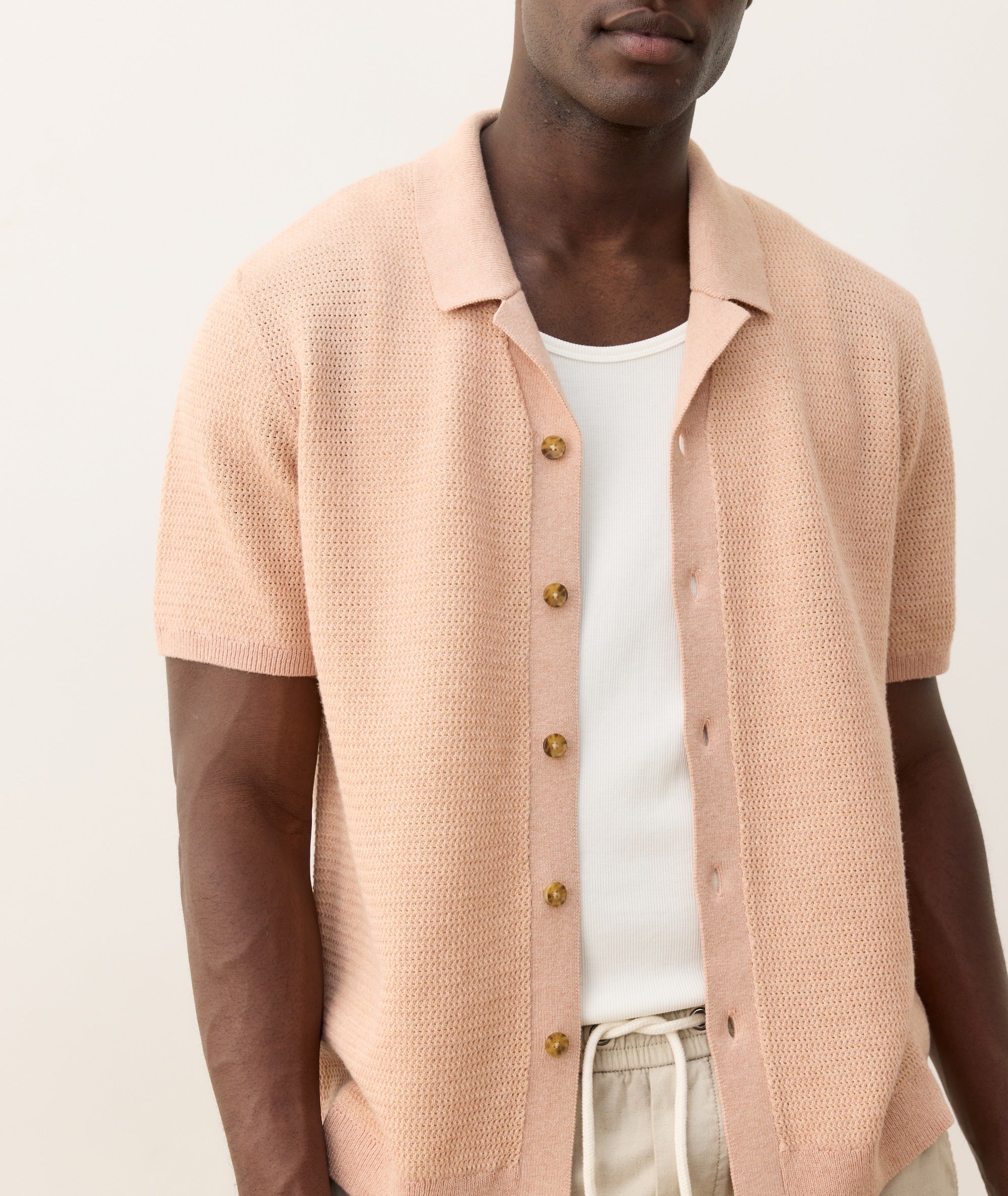 Men's Asher Sweater Resort Shirt | Raw Earth