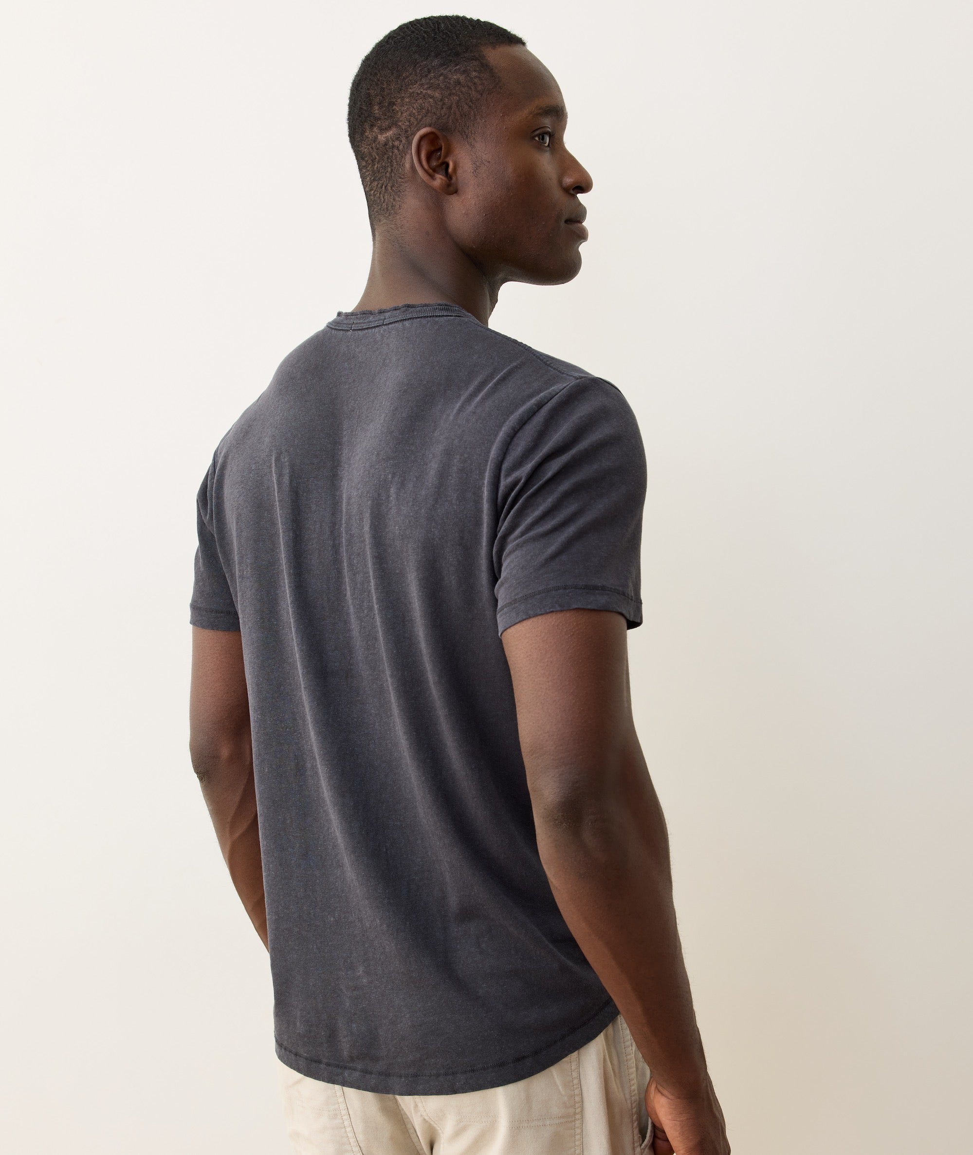 Relaxed Hemp Cotton Henley
