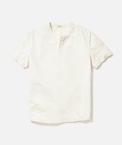 Relaxed Hemp Cotton Henley