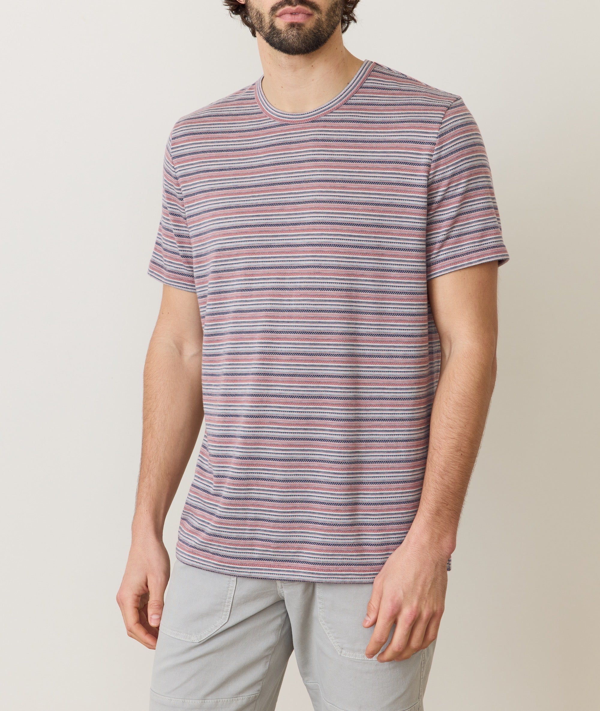 Signature Jacquard Crew Tee