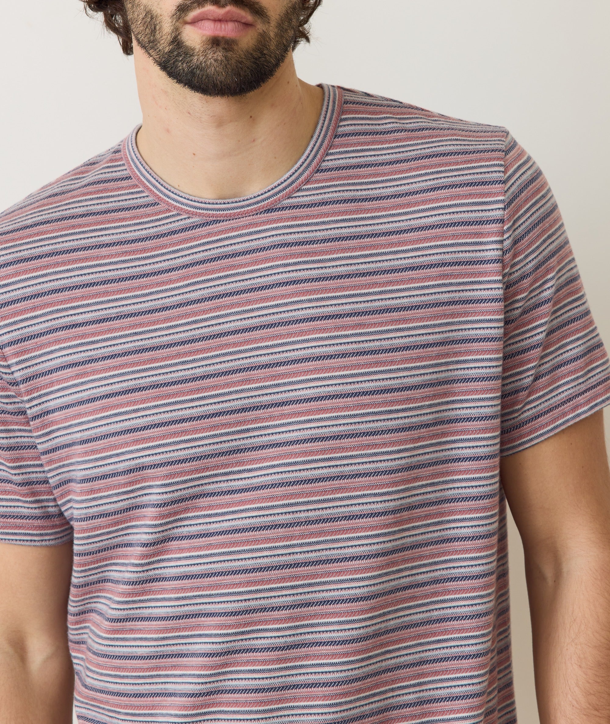 Signature Jacquard Crew Tee