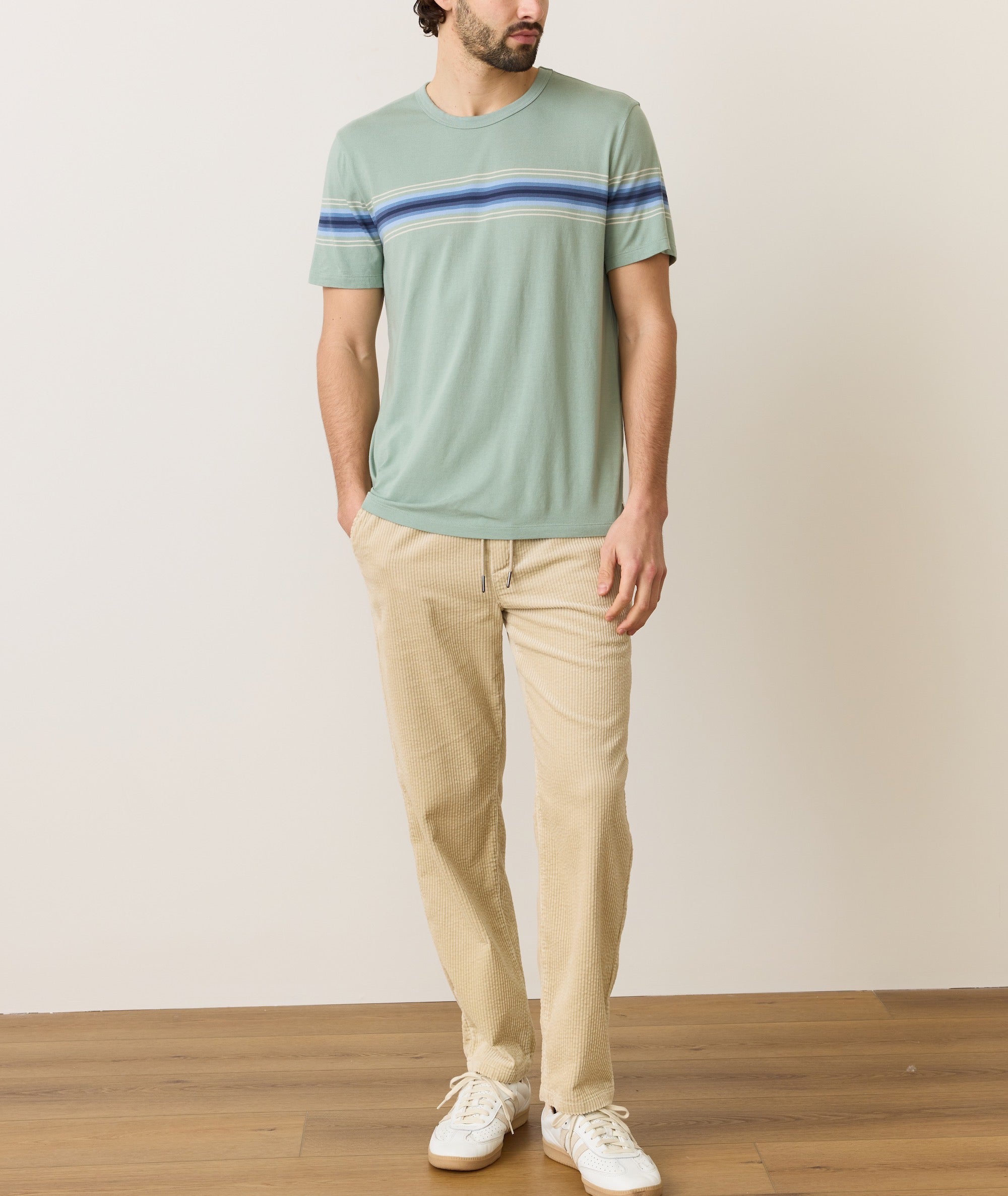 Signature Crew Stripe Tee