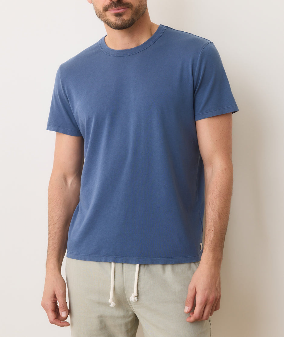 Men's Signature Crew in Faded Navy