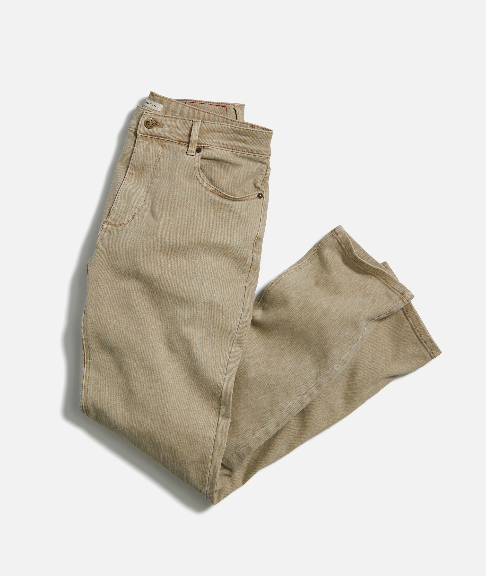 Pocket Athletic Fit Twill Pant – Marine Layer