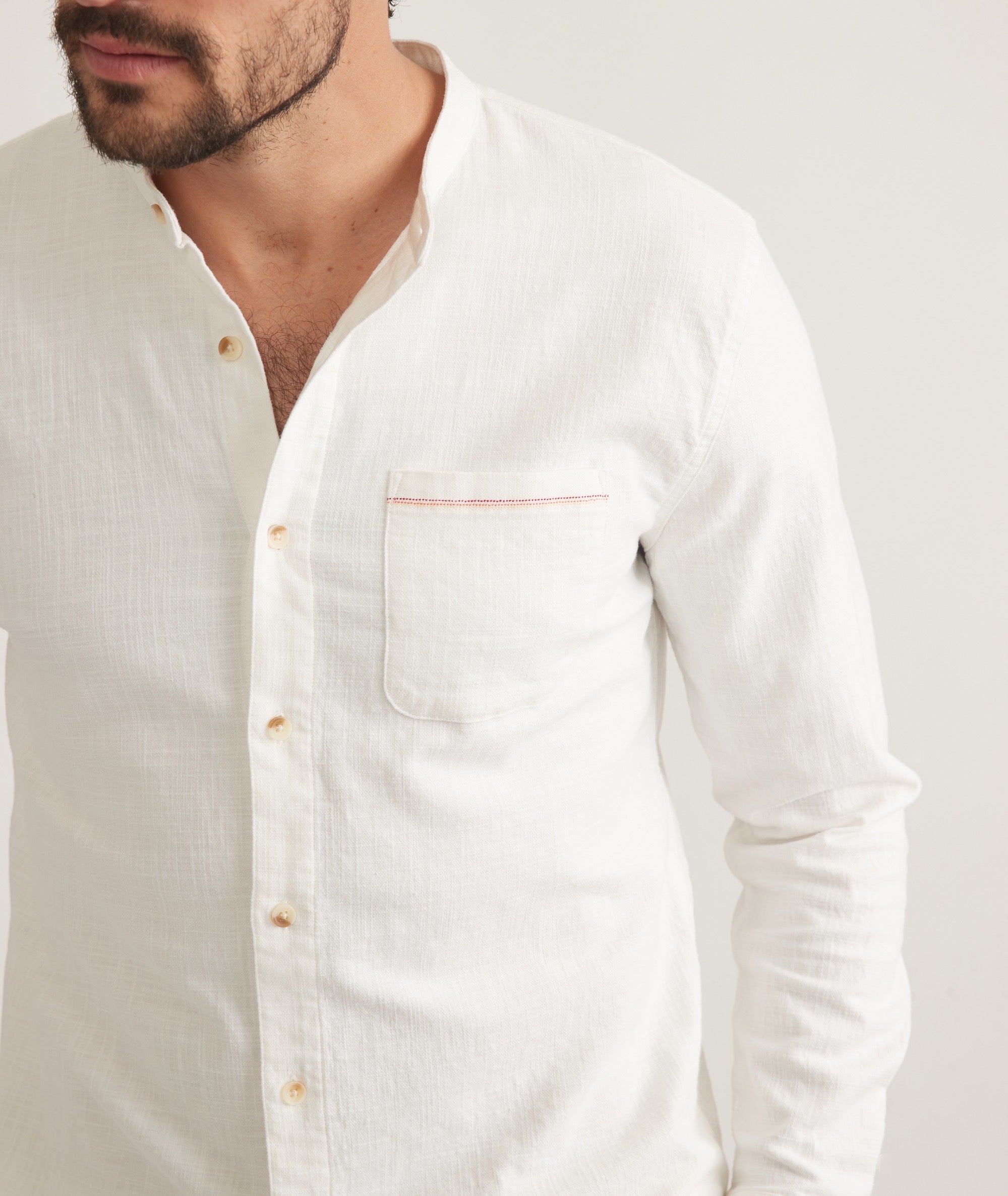 MEER.】SHOULDER BELT LAYERED SHIRT/White 【公式通販】