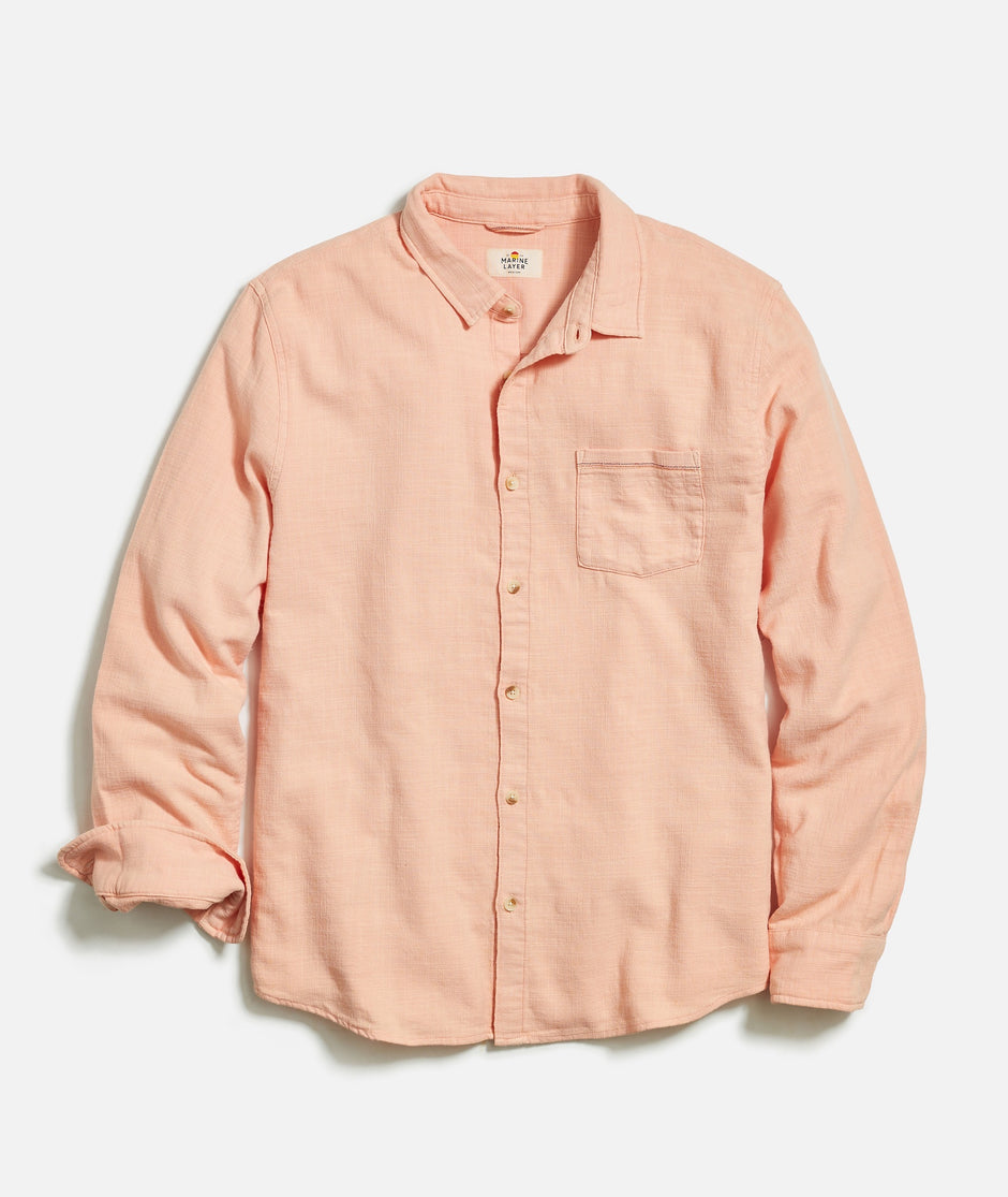 Stretch Selvage Long Sleeve Shirt