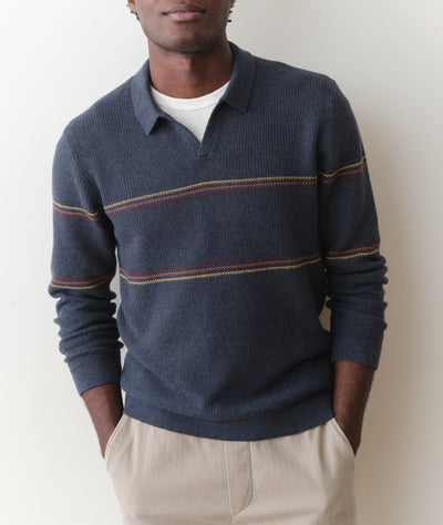 Liam Long Sleeve Sweater Polo